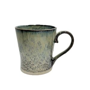 Potter's Corner Drip Glaze Ceramic Mug Blue Green Rustic Handmade Style